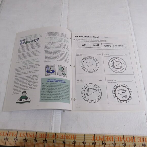 Parts of a Whole BIG BOOK (almost 2 feet tall) with teacher pages CLASSROOM - Picture 12 of 16